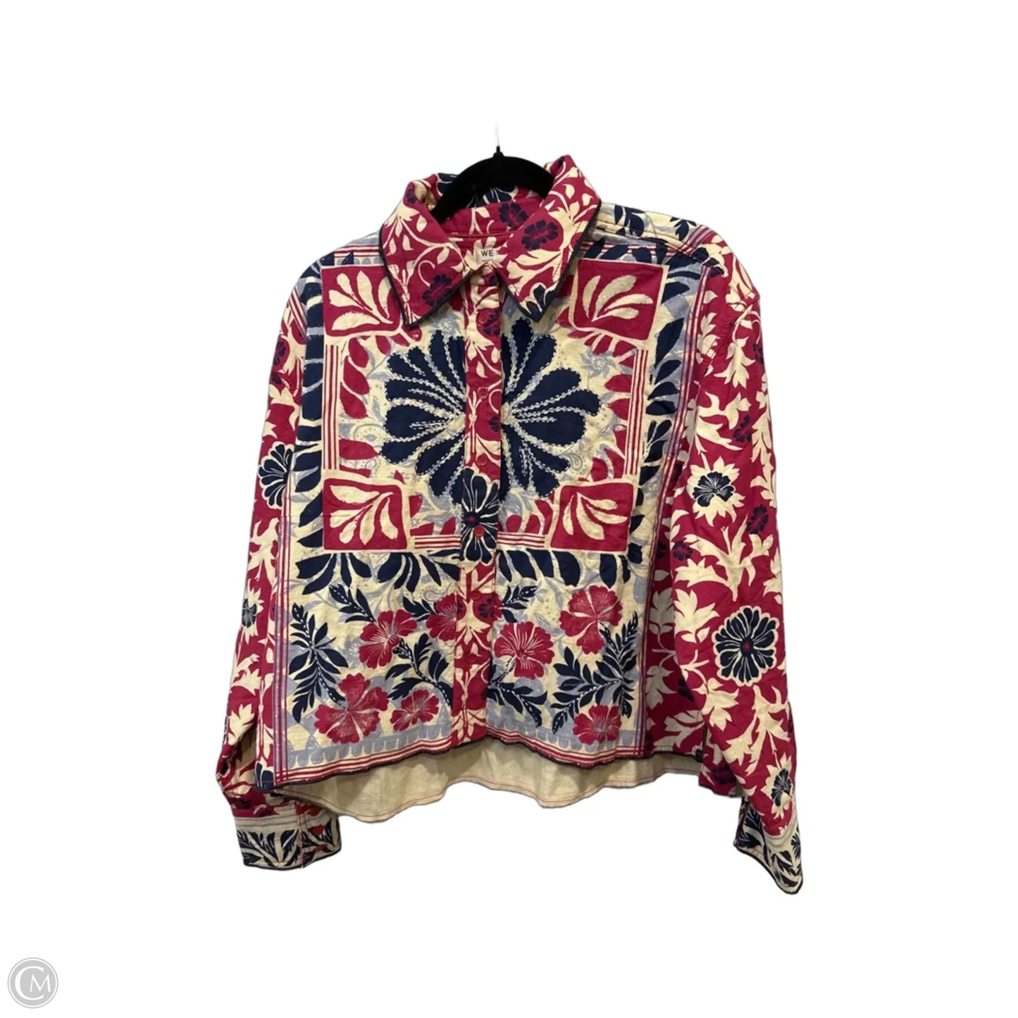 Jacket Shirt By We The Free In Floral Print, Size: S