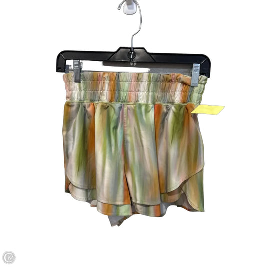 Athletic Shorts By Calia In Green & Orange, Size: Xs