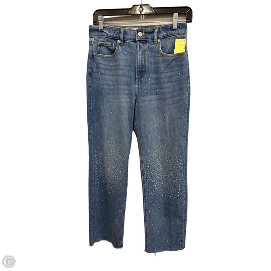 Jeans Straight By Loft In Blue Denim, Size: 0