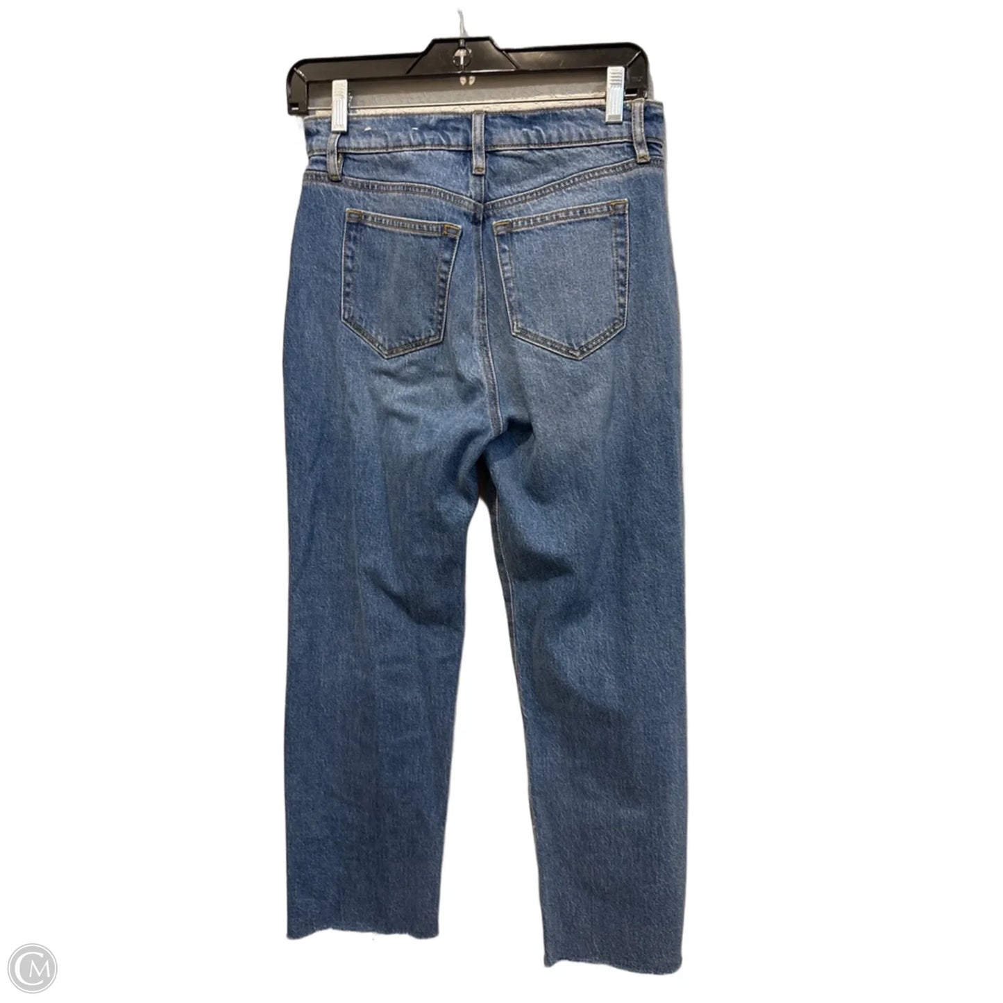 Jeans Straight By Loft In Blue Denim, Size: 0