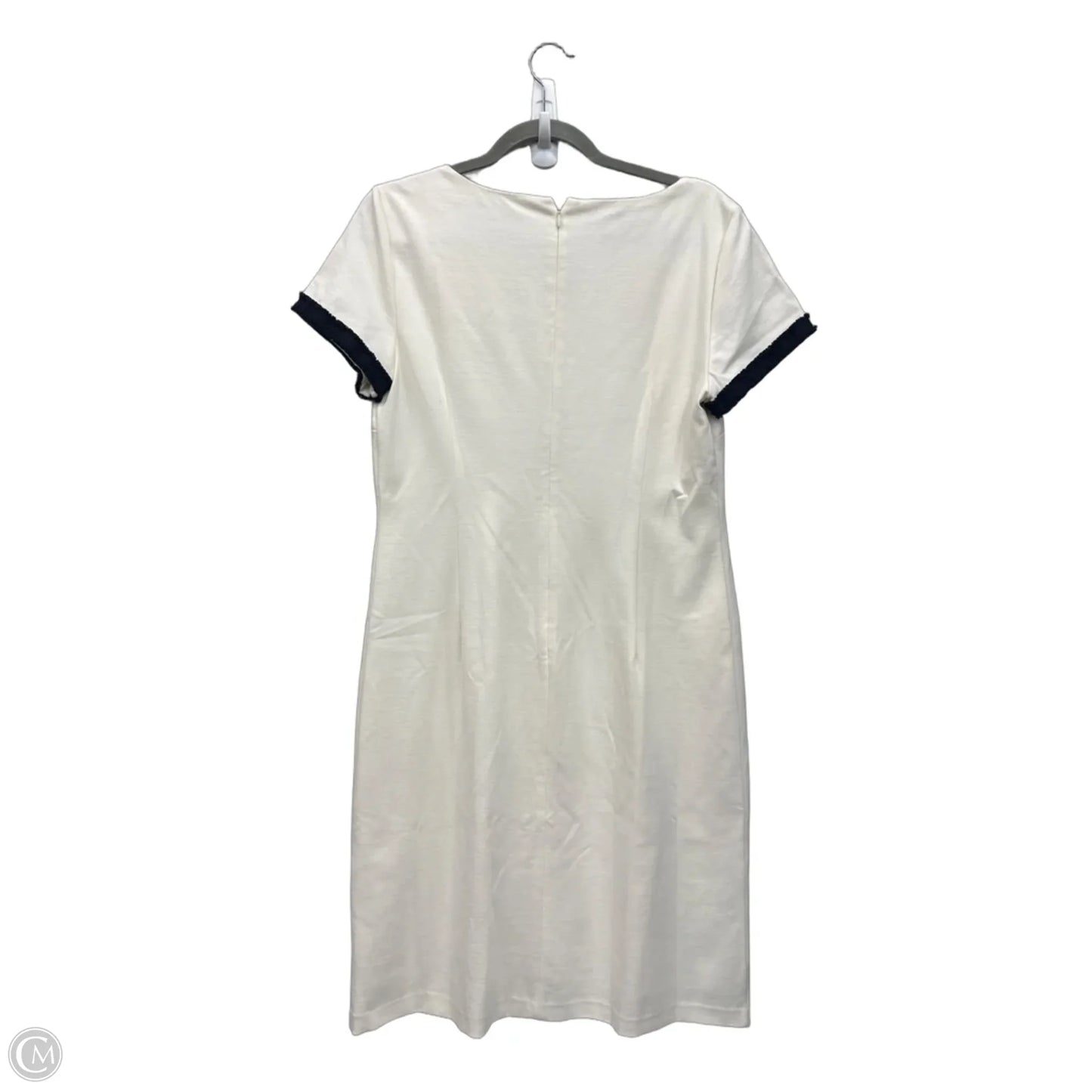 Dress Work By Talbots In Blue & Cream, Size: M