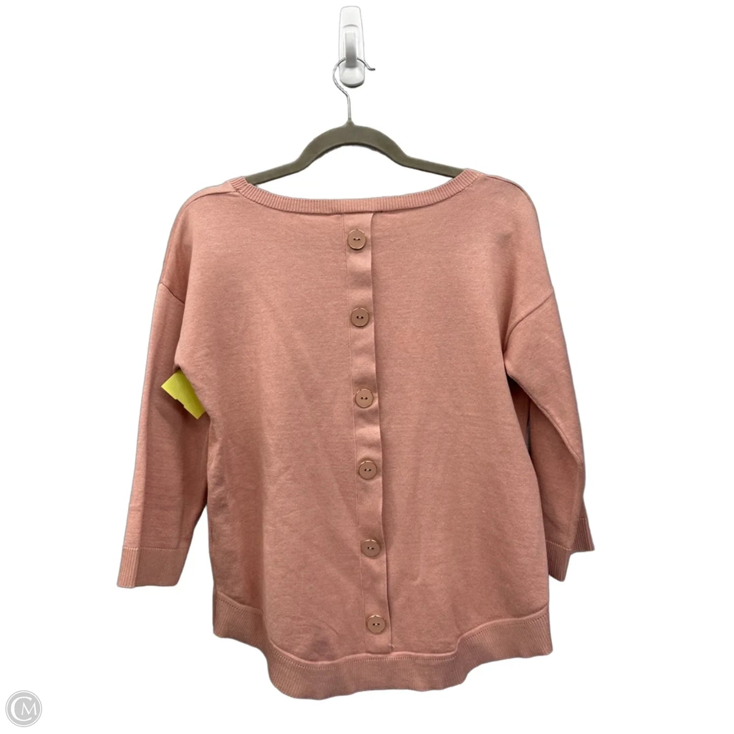 Top Long Sleeve By Cable And Gauge In Pink, Size: S