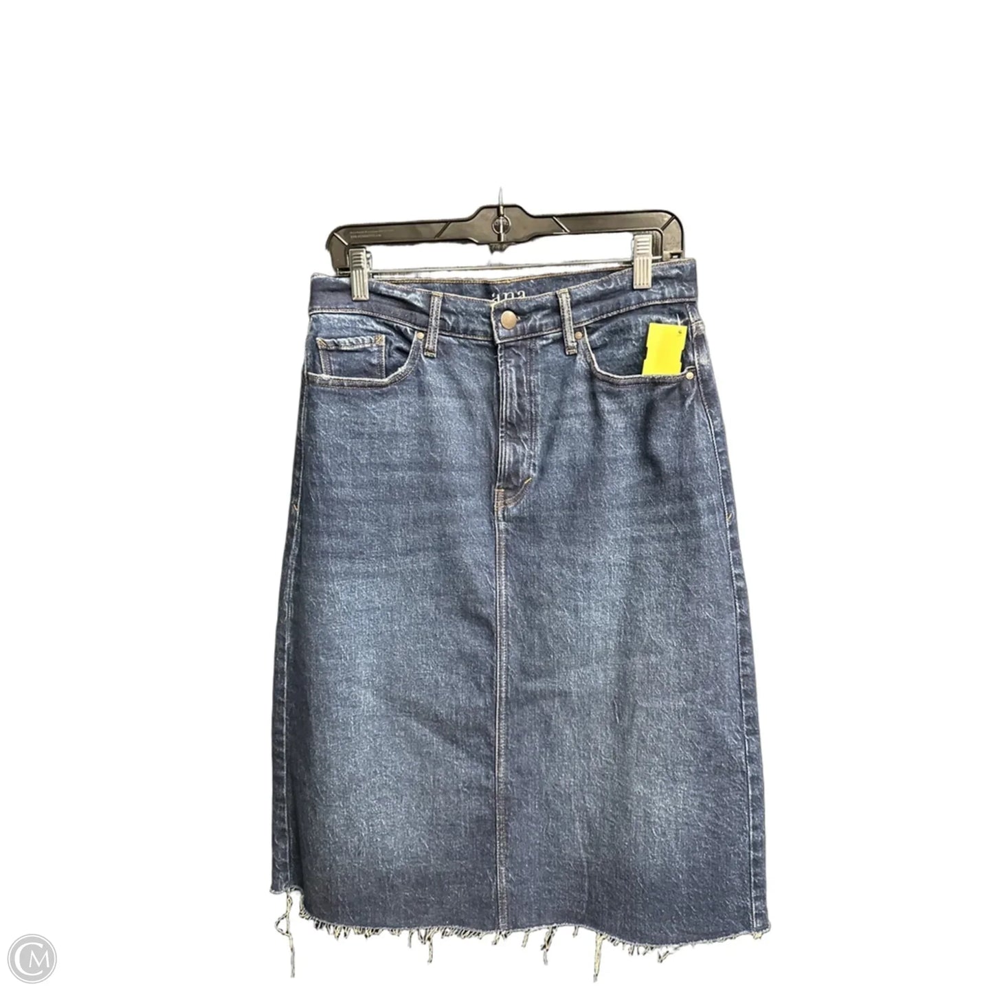Skirt Midi By Ana In Blue Denim, Size: 6