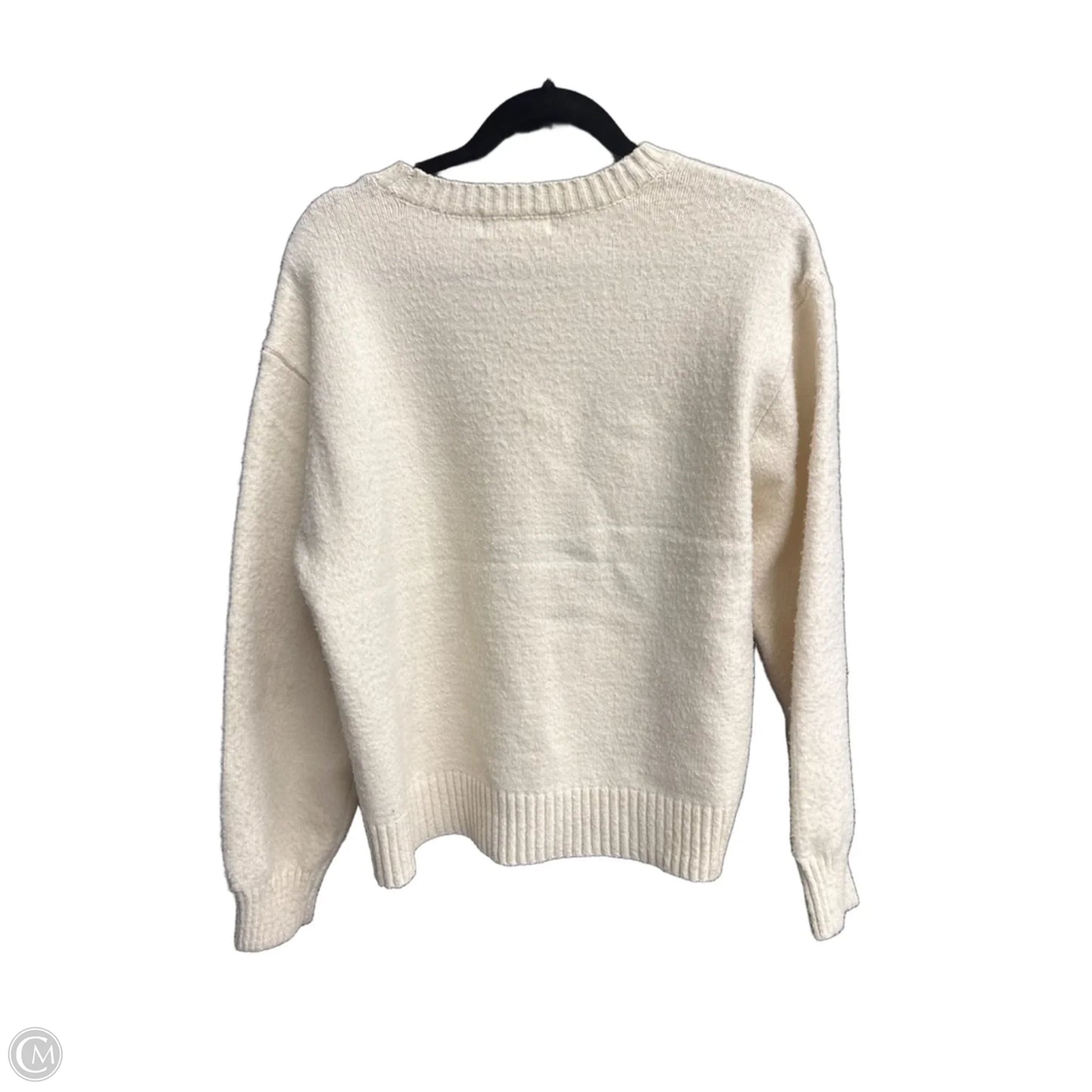 Sweater By Clothes Mentor In Cream, Size: S