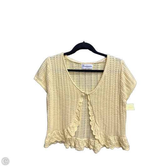 Top Short Sleeve By No Boundaries In Yellow, Size: L