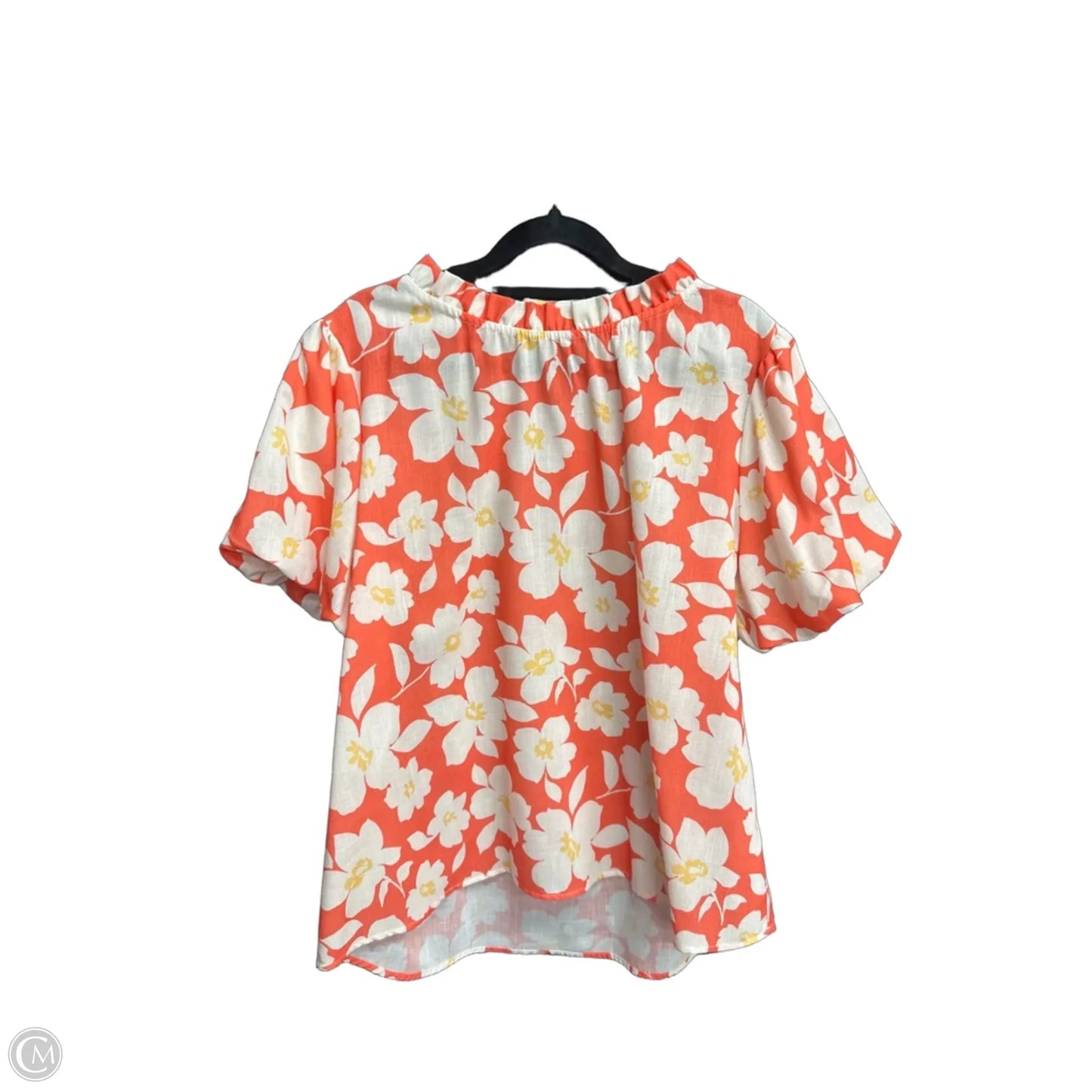 Top Short Sleeve By Jodifl In Floral Print, Size: M