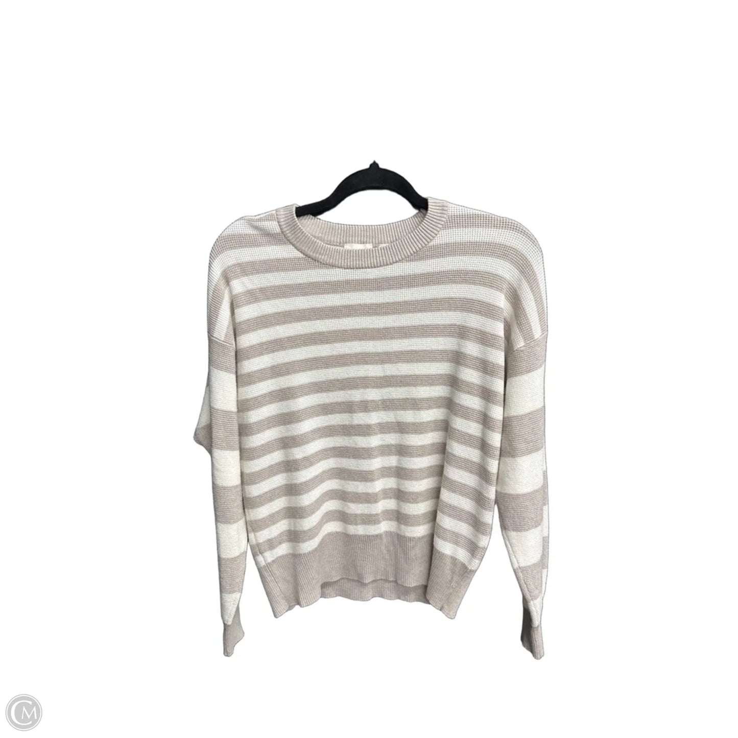 Top Long Sleeve By Cyrus In Striped Pattern, Size: S