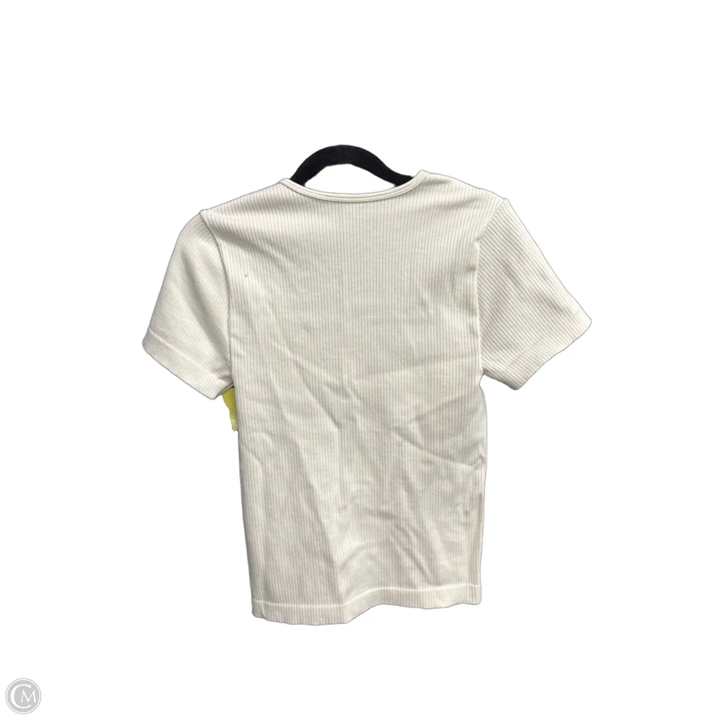 Top Short Sleeve Basic By French Laundry In Cream, Size: S