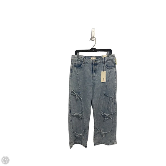 Jeans Wide Leg By Clothes Mentor In Blue Denim, Size: 10