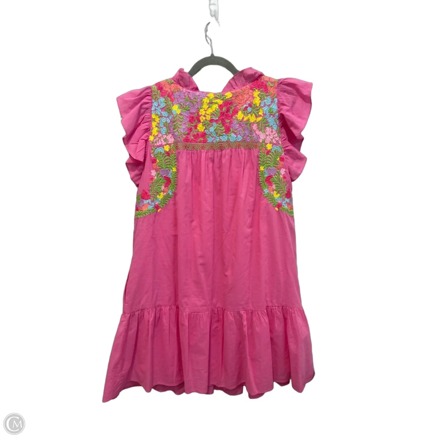Dress Casual Midi By J.marie In Pink, Size: L