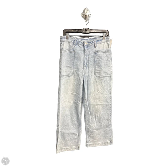Jeans Wide Leg By Altard State In Blue Denim, Size: 8