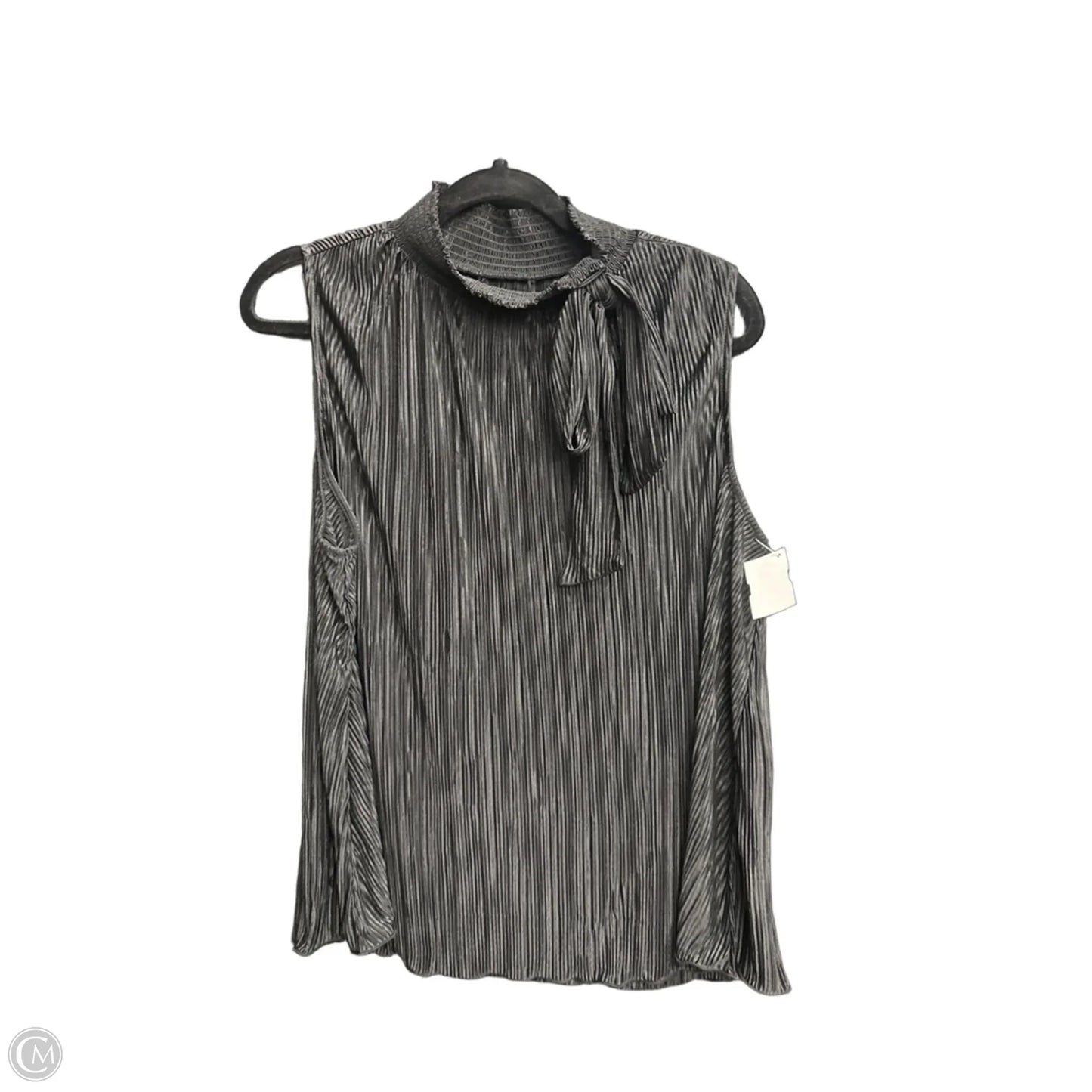 Top Sleeveless By Chicos In Black, Size: Xl