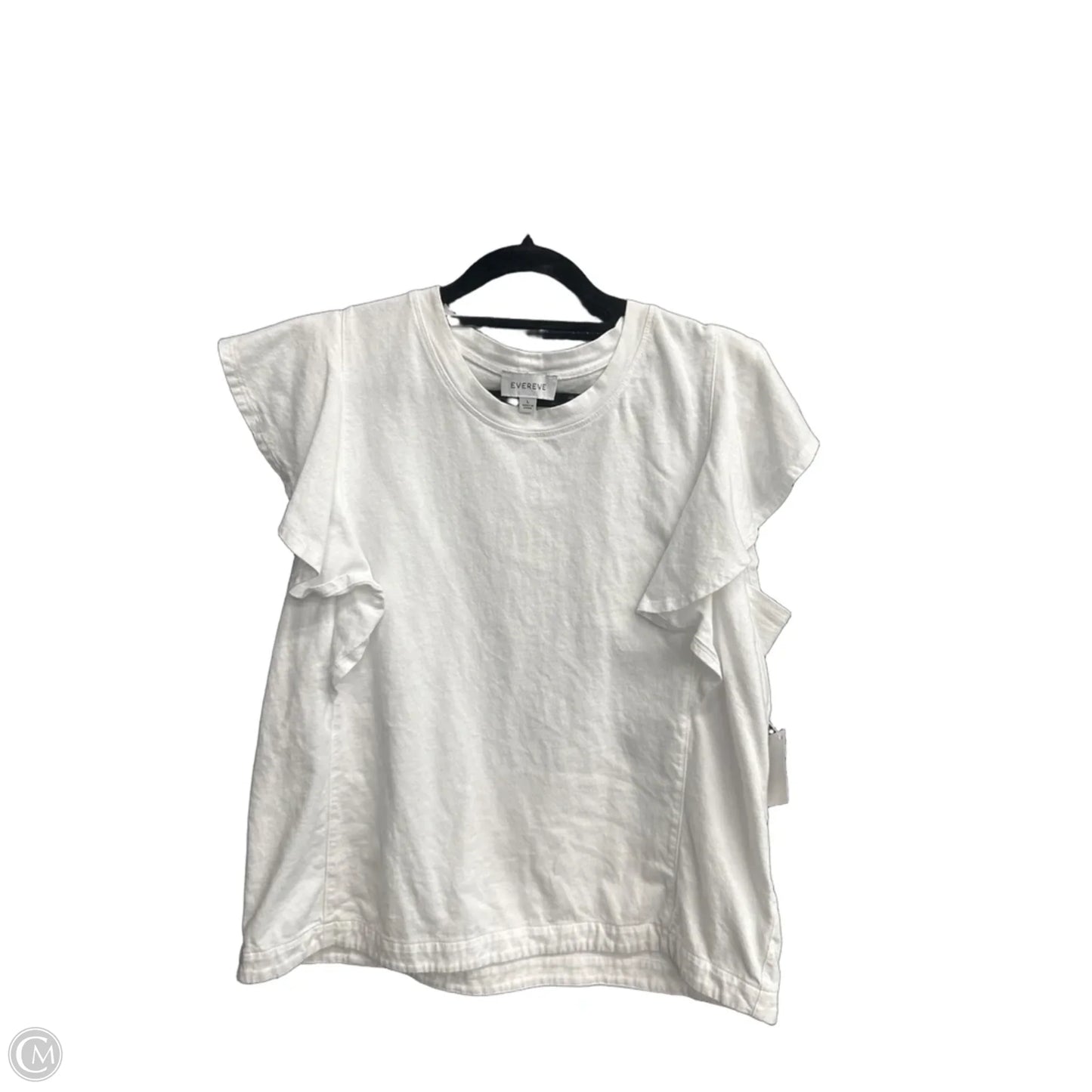 Top Sleeveless By Evereve In White, Size: L