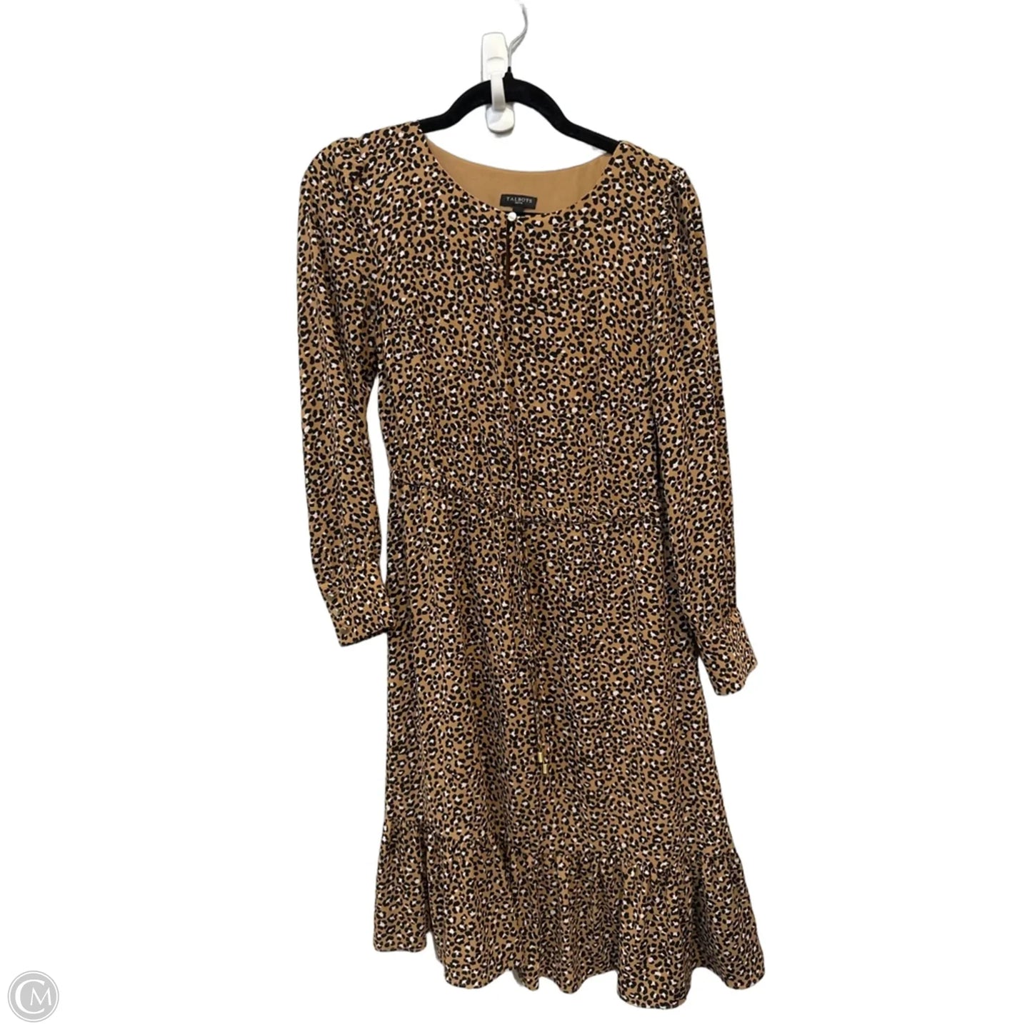 Dress Casual Midi By Talbots In Animal Print, Size: 4p