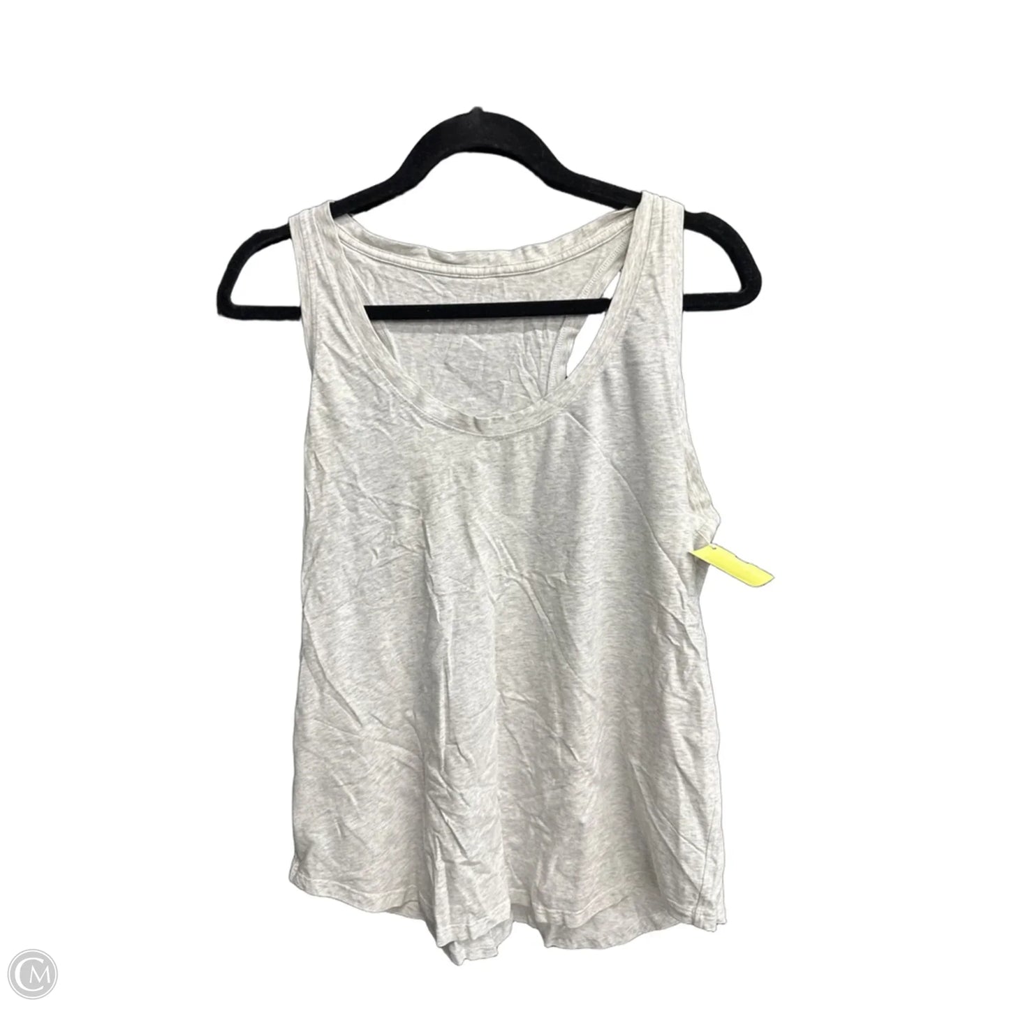 Athletic Tank Top By Lululemon In Grey, Size: L