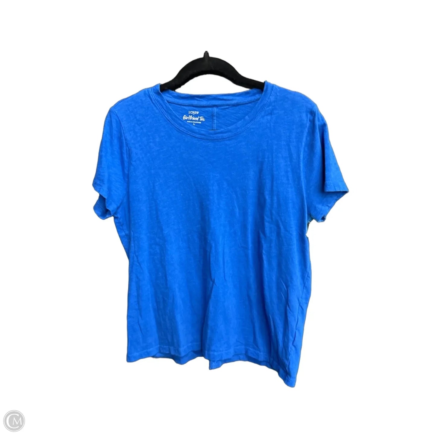 Top Short Sleeve By J. Crew In Blue, Size: L