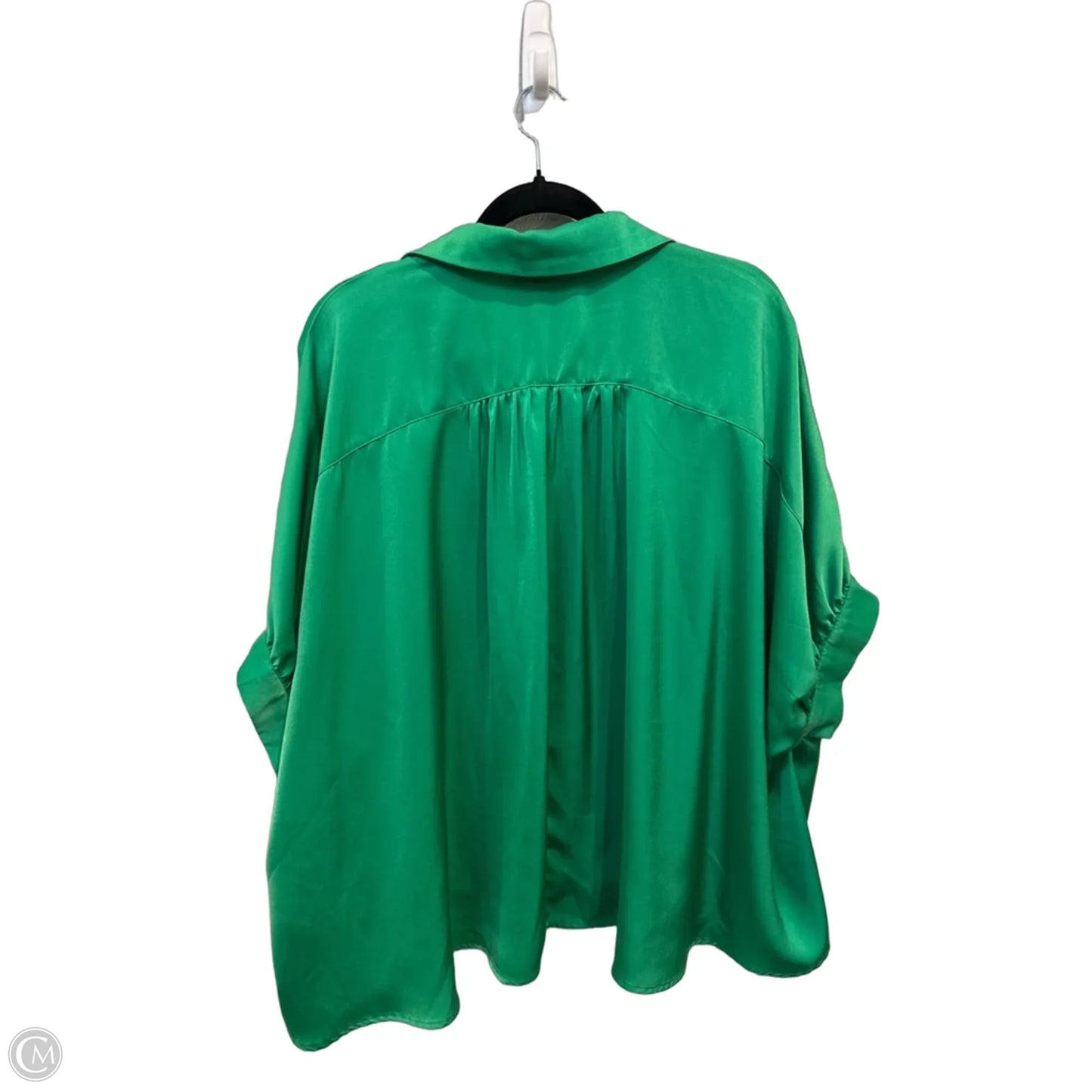 Top Short Sleeve By Ee Some In Green, Size: S