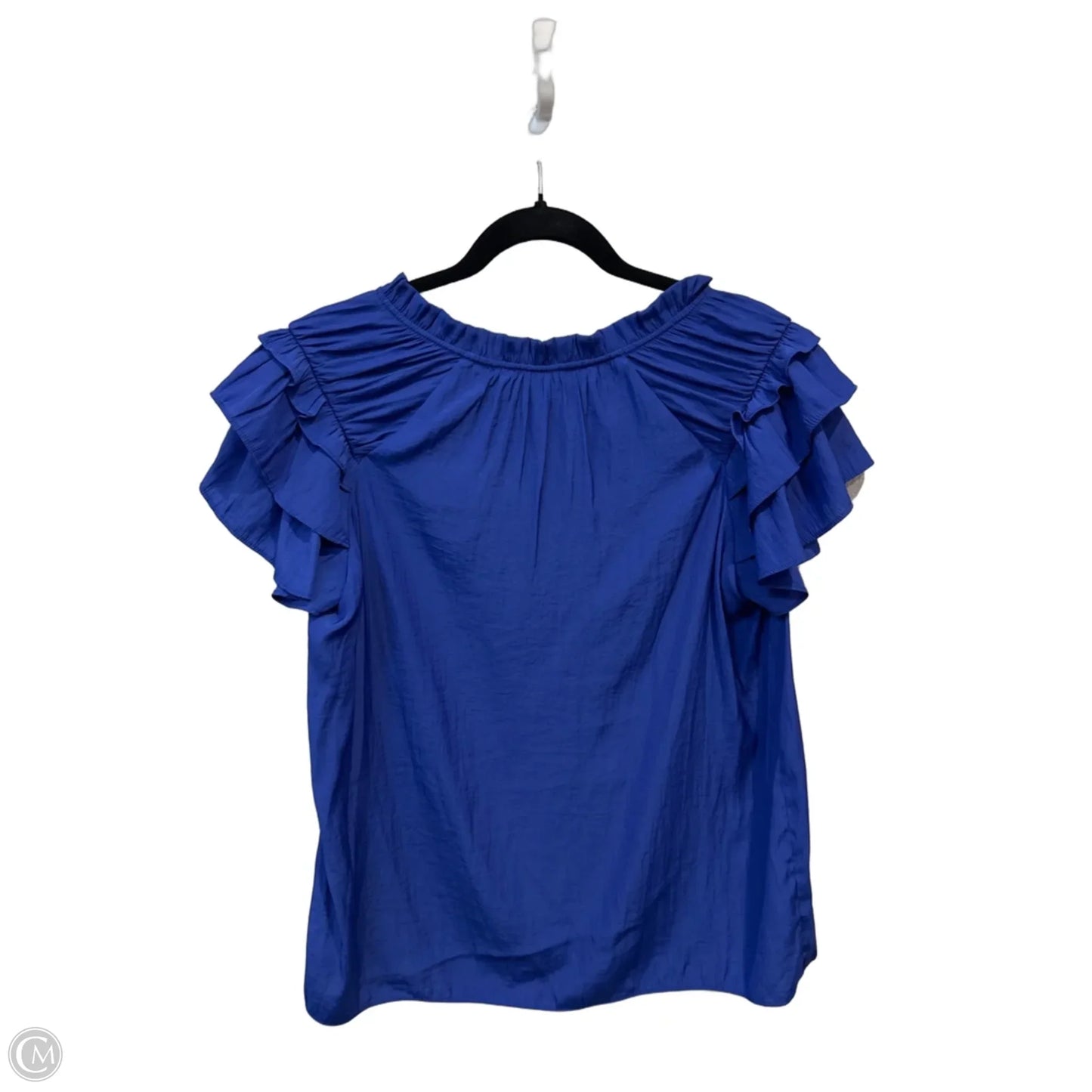 Top Sleeveless By Rose And Olive In Blue, Size: S