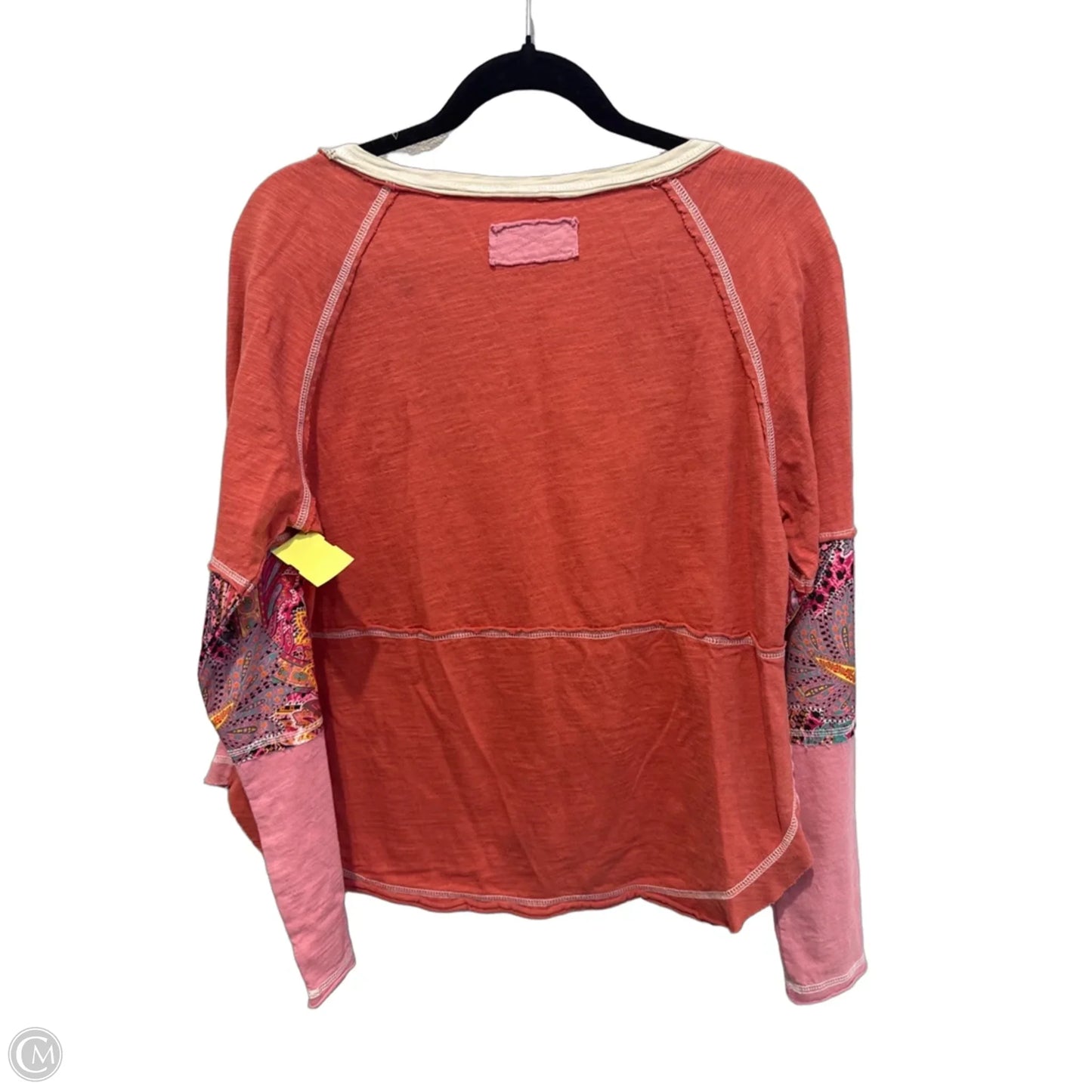 Top Long Sleeve By Clothes Mentor In Pink & Red, Size: S