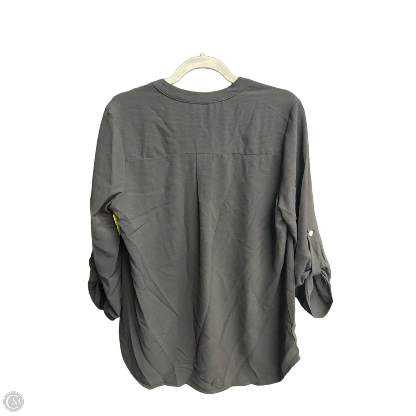 Top 3/4 Sleeve By Entro In Black, Size: L