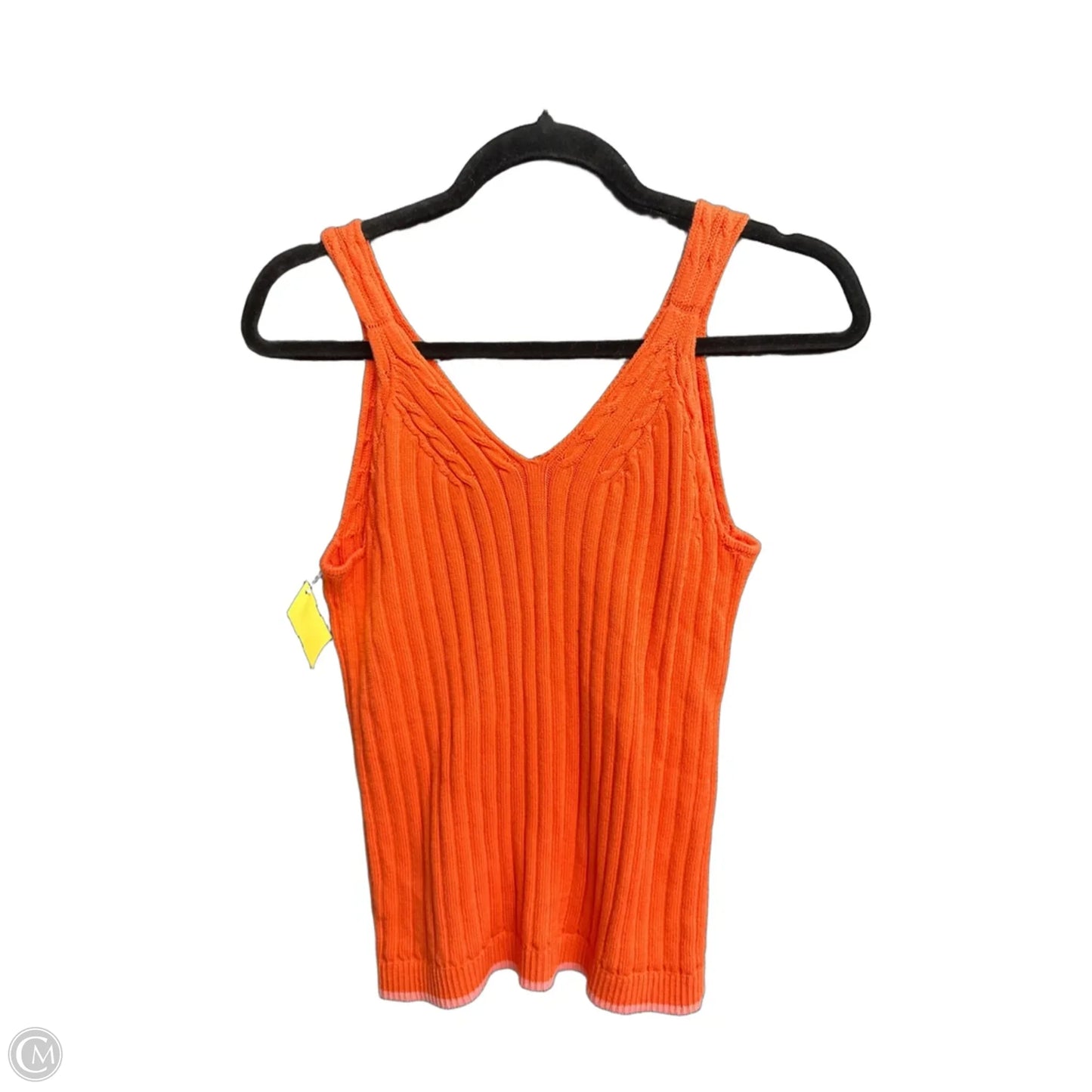 Top Sleeveless By Talbots In Orange, Size: M