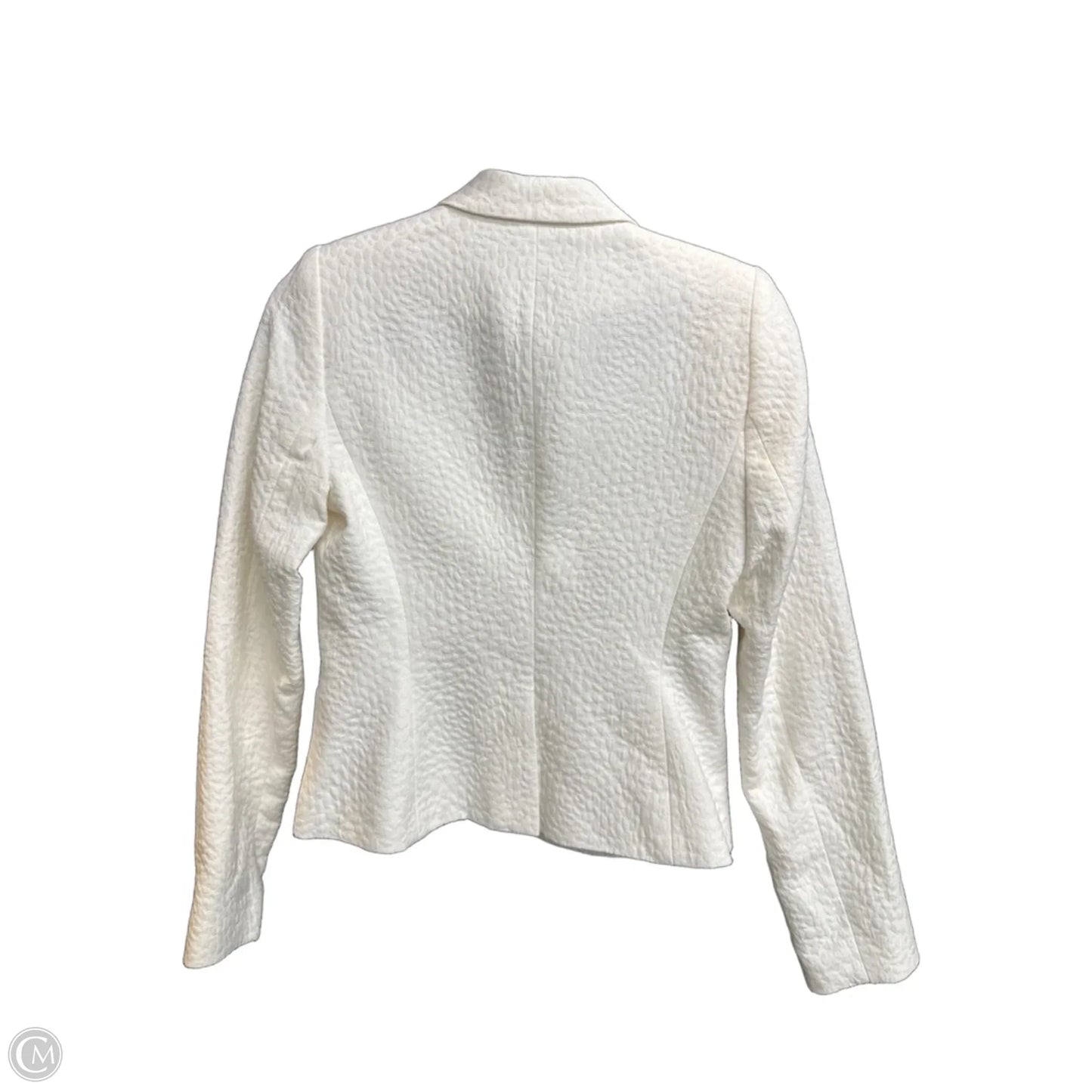 Blazer By Calvin Klein In White, Size: 2p