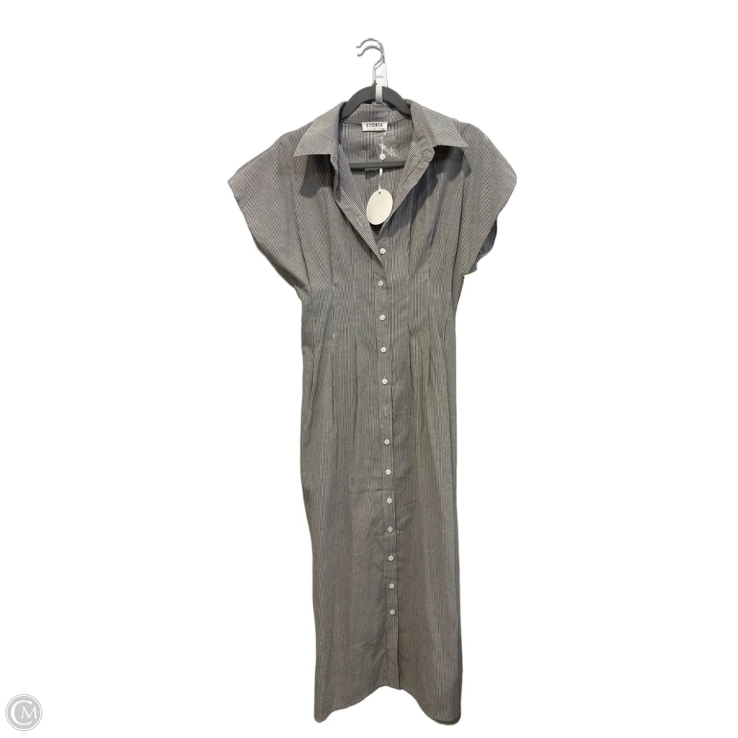 Dress Casual Maxi By Storia In Striped Pattern, Size: S