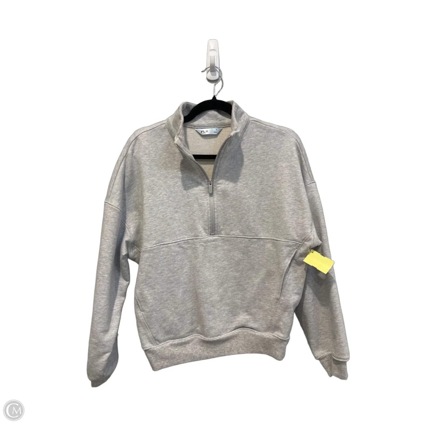 Sweatshirt Collar By Flx In Grey, Size: S