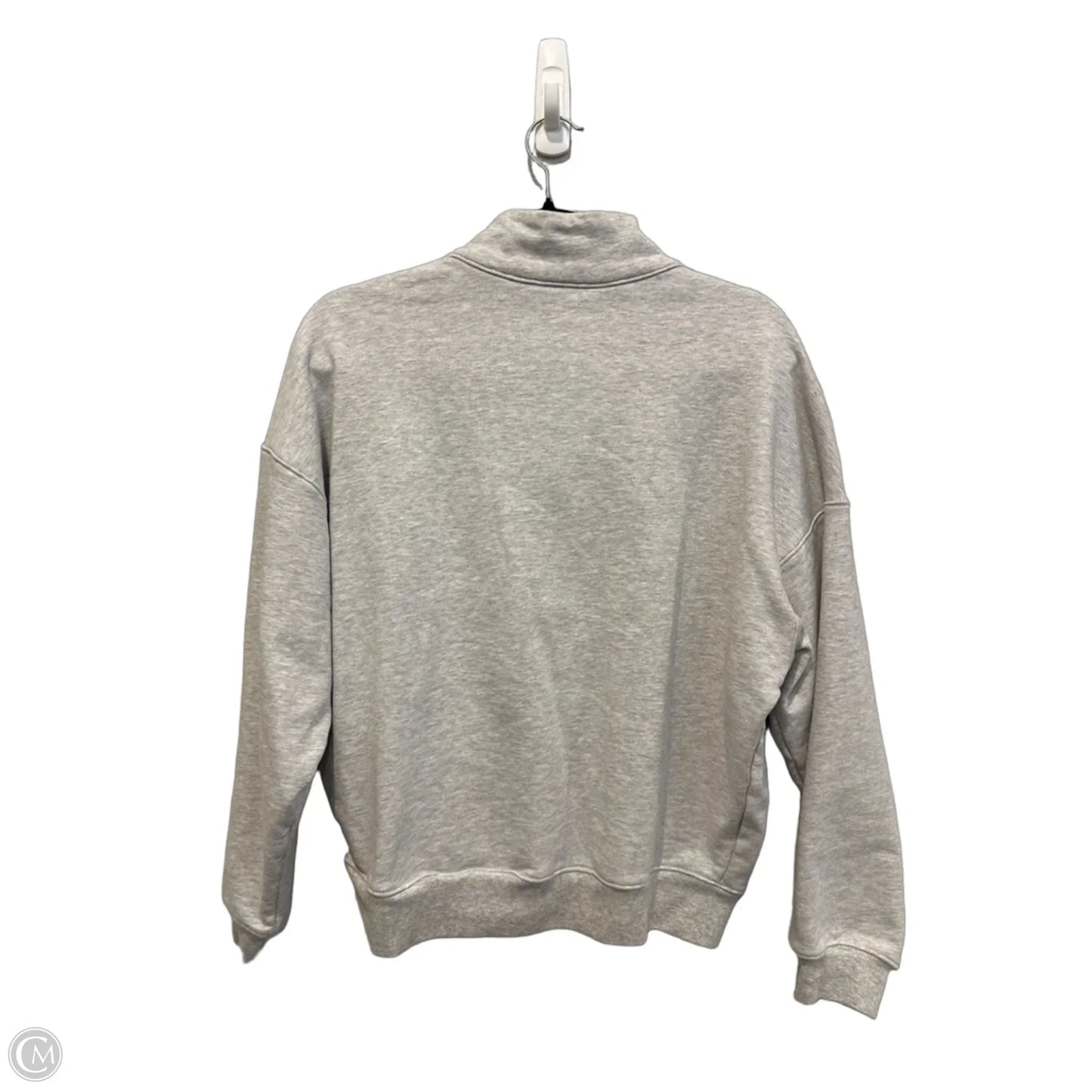 Sweatshirt Collar By Flx In Grey, Size: S