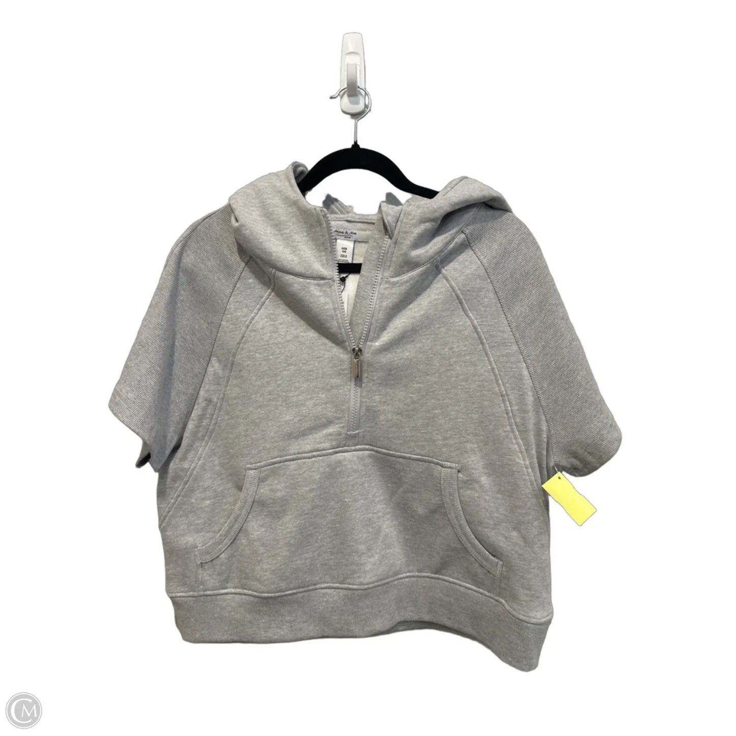 Sweatshirt Hoodie By Clothes Mentor In Grey, Size: S