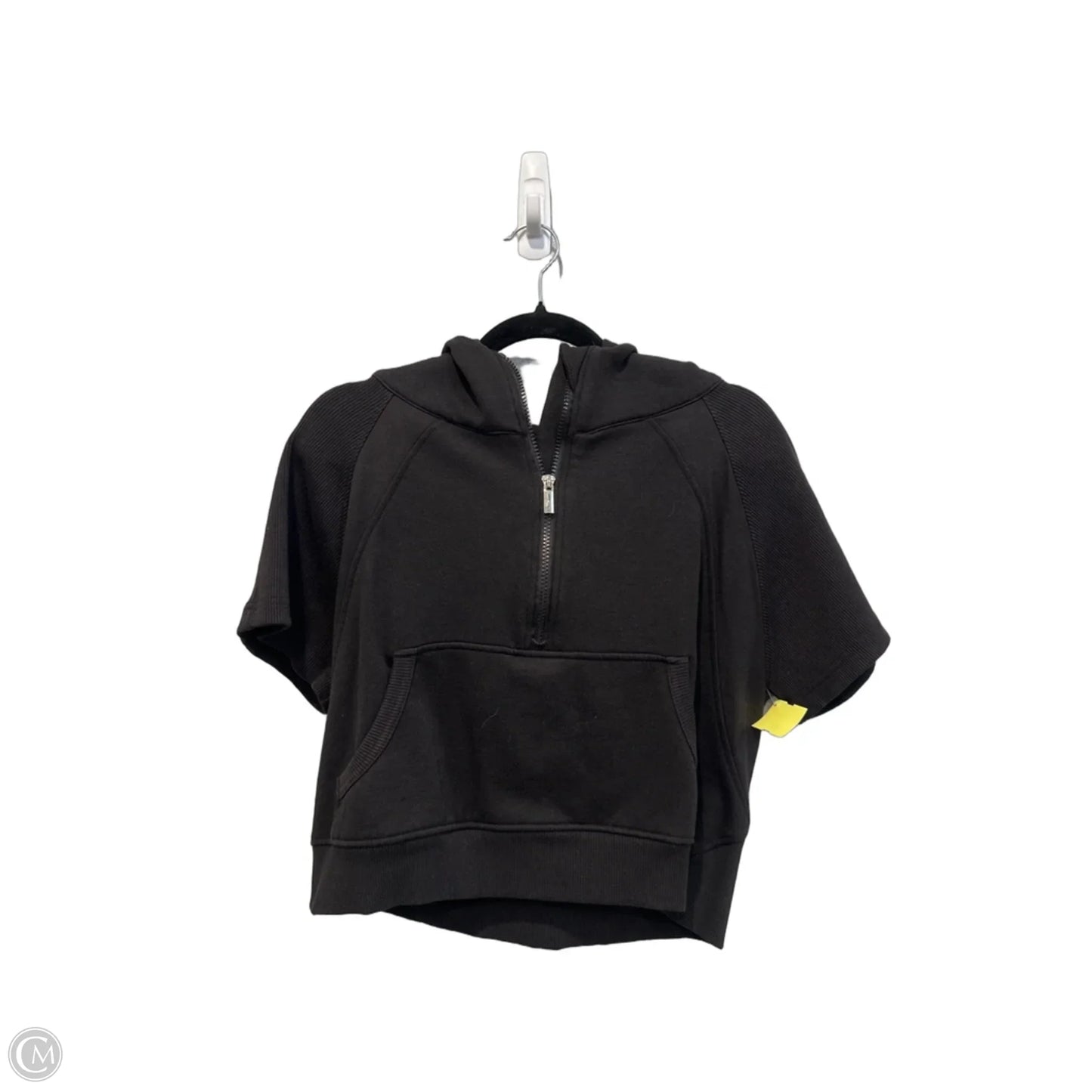 Sweatshirt Hoodie By Clothes Mentor In Black, Size: S