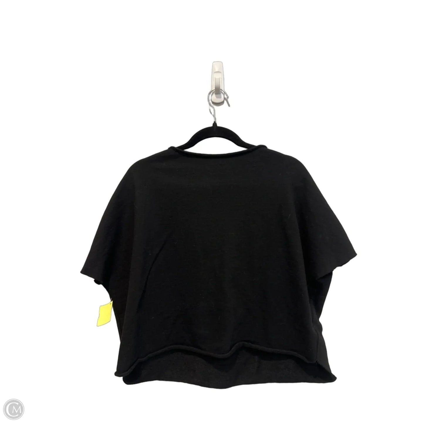 Top Short Sleeve By Clothes Mentor In Black, Size: S