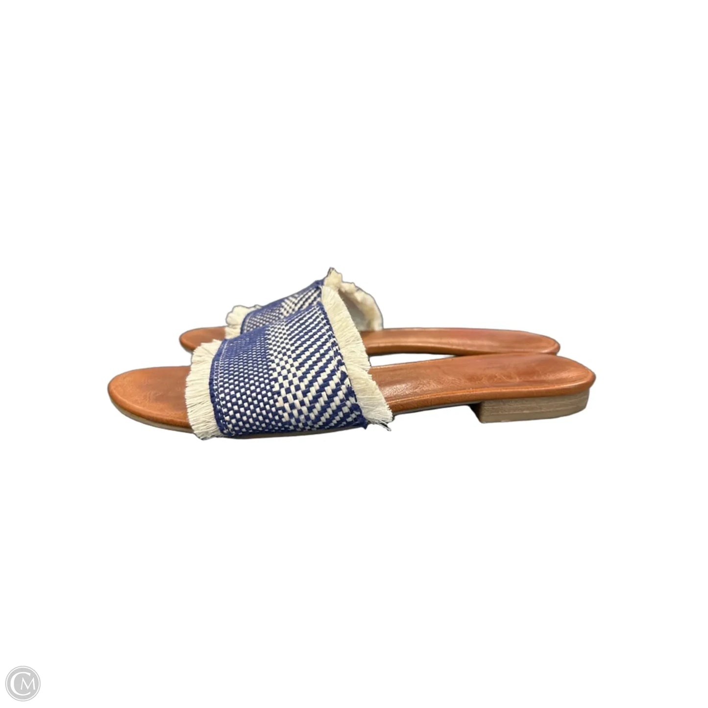 Sandals Flats By Universal Thread In Blue, Size: 8