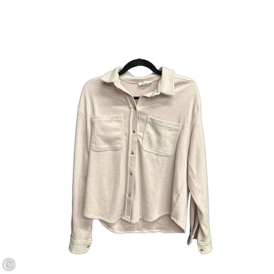 Top Long Sleeve By Beachlunchlounge In Pink, Size: Xs