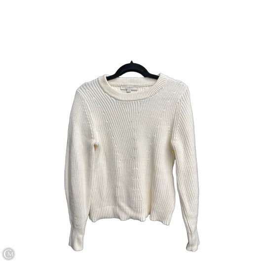 Sweater By Loft In Cream, Size: S