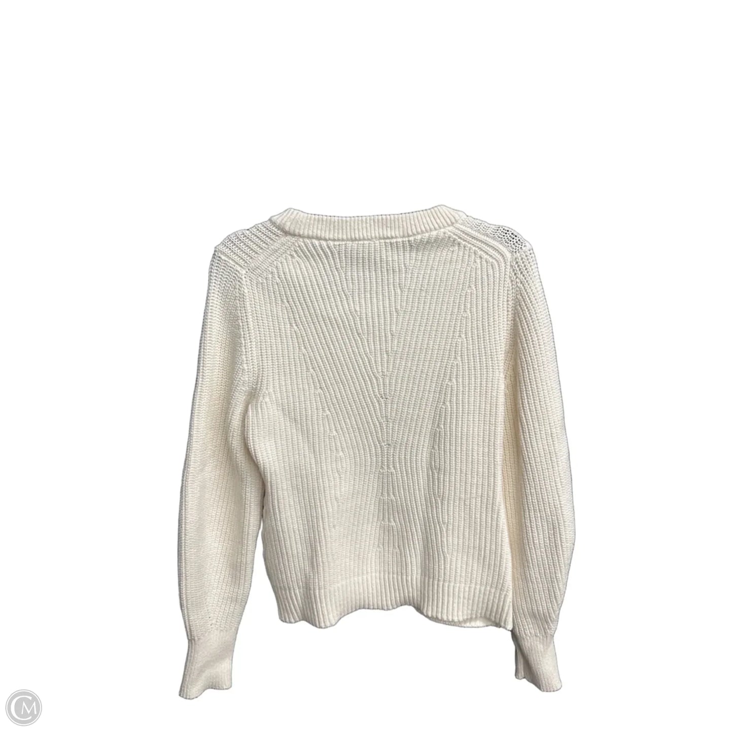 Sweater By Loft In Cream, Size: S