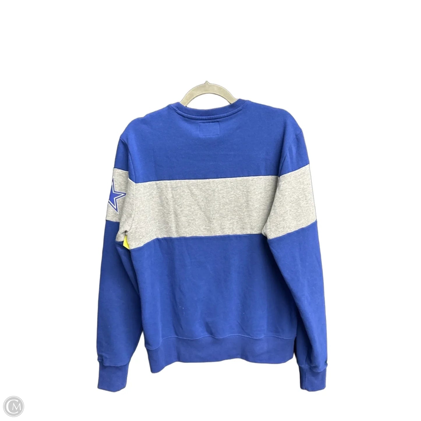 Sweatshirt Collar By 47 In Blue, Size: S