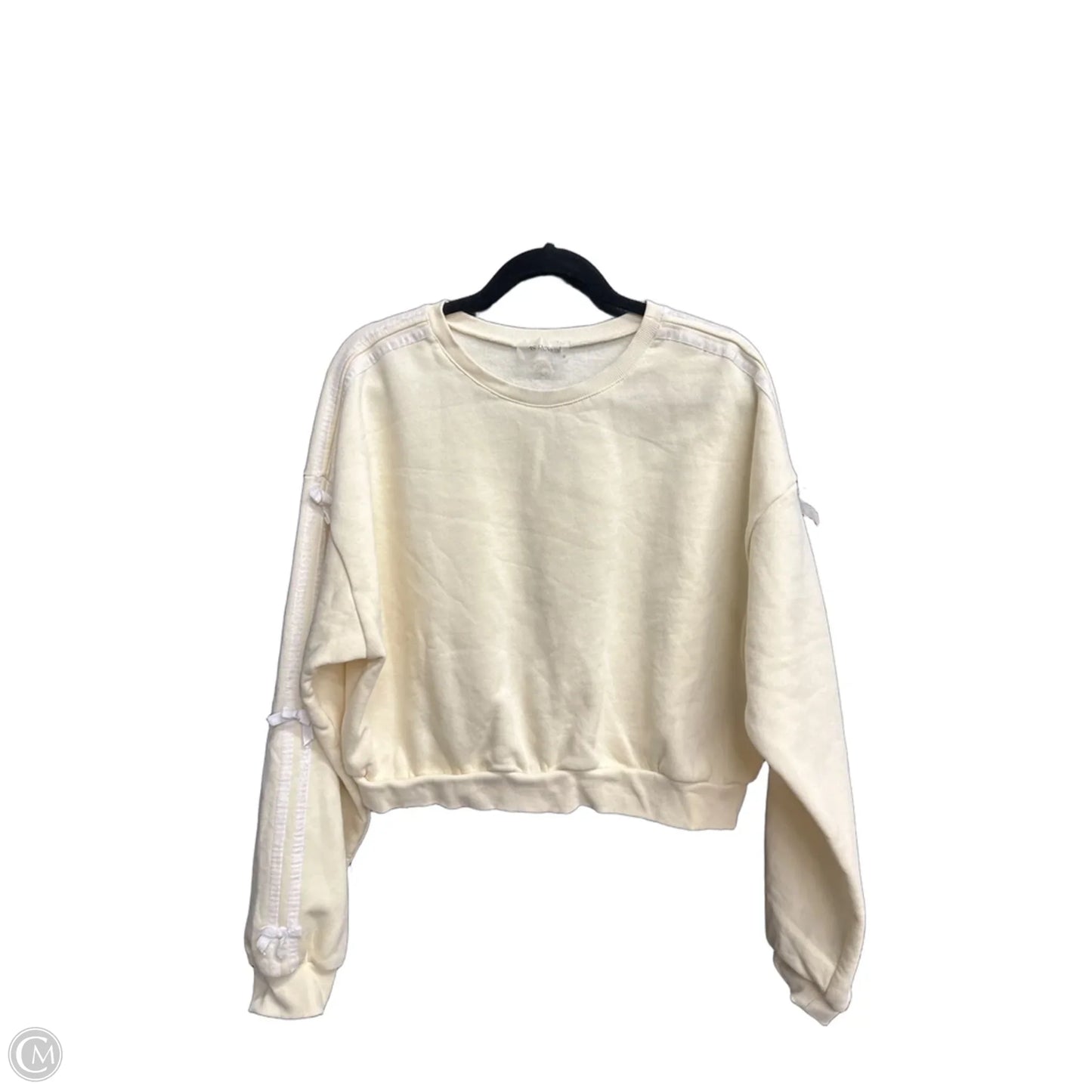 Sweatshirt Collar By As Revival In Yellow, Size: M