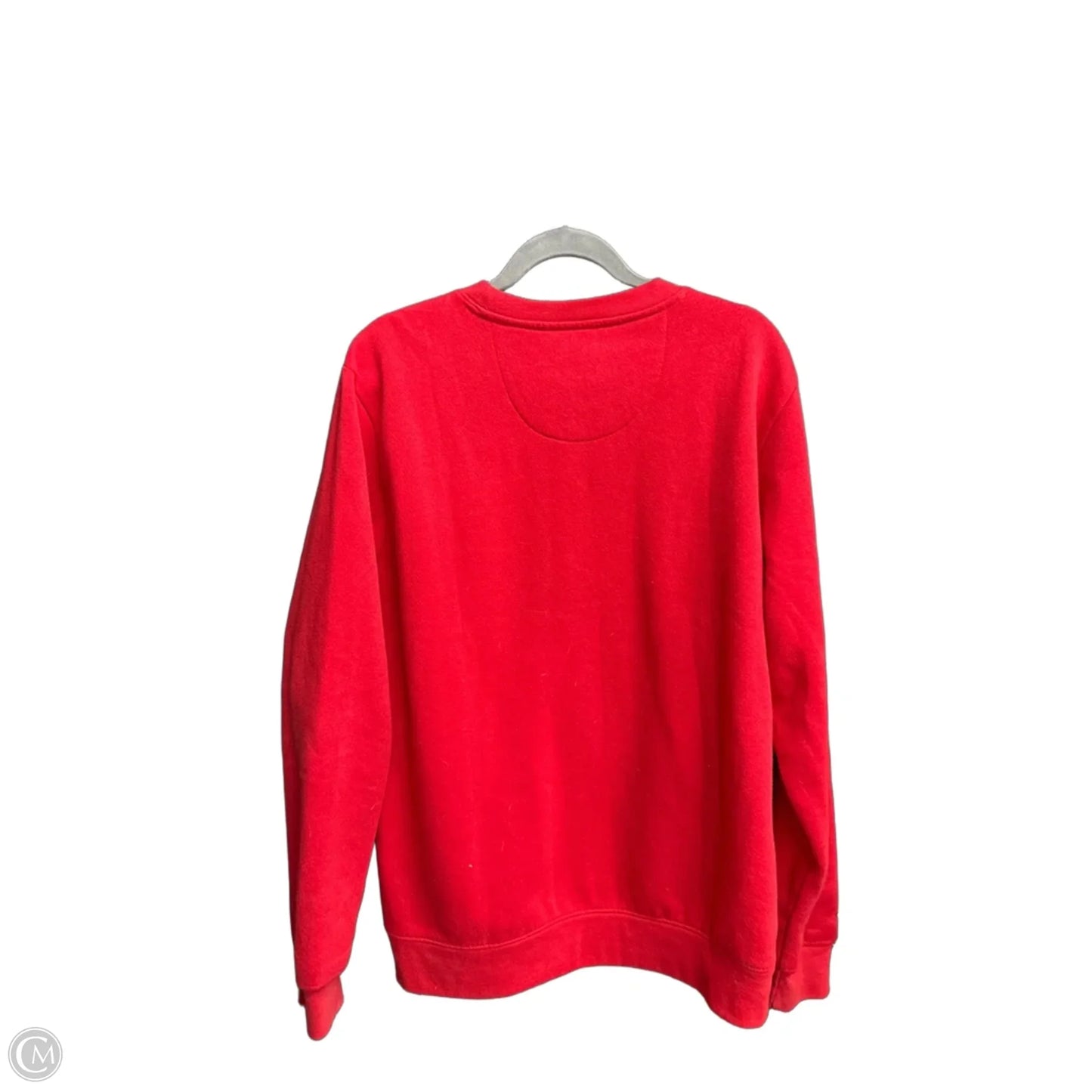 Sweatshirt Collar By Clothes Mentor In Red, Size: M