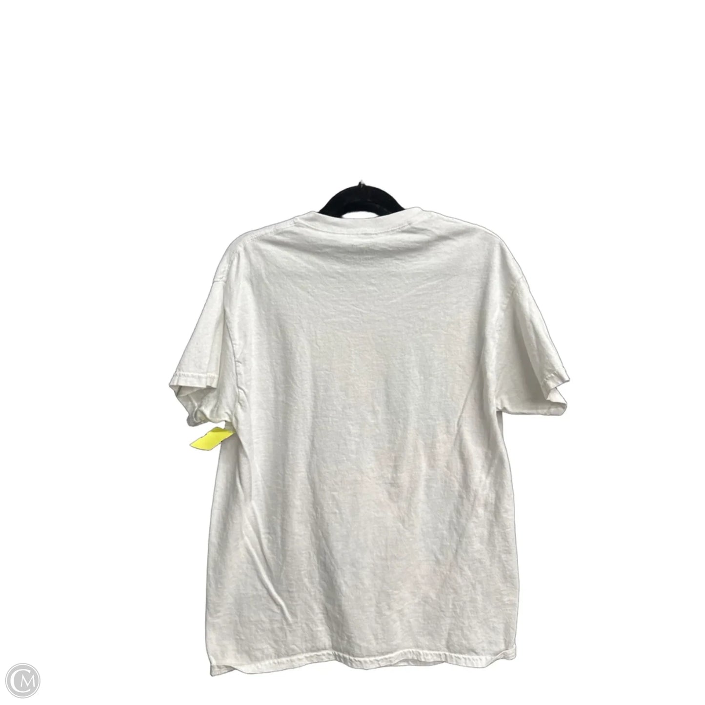 Top Short Sleeve By Mighty Fine In White, Size: M