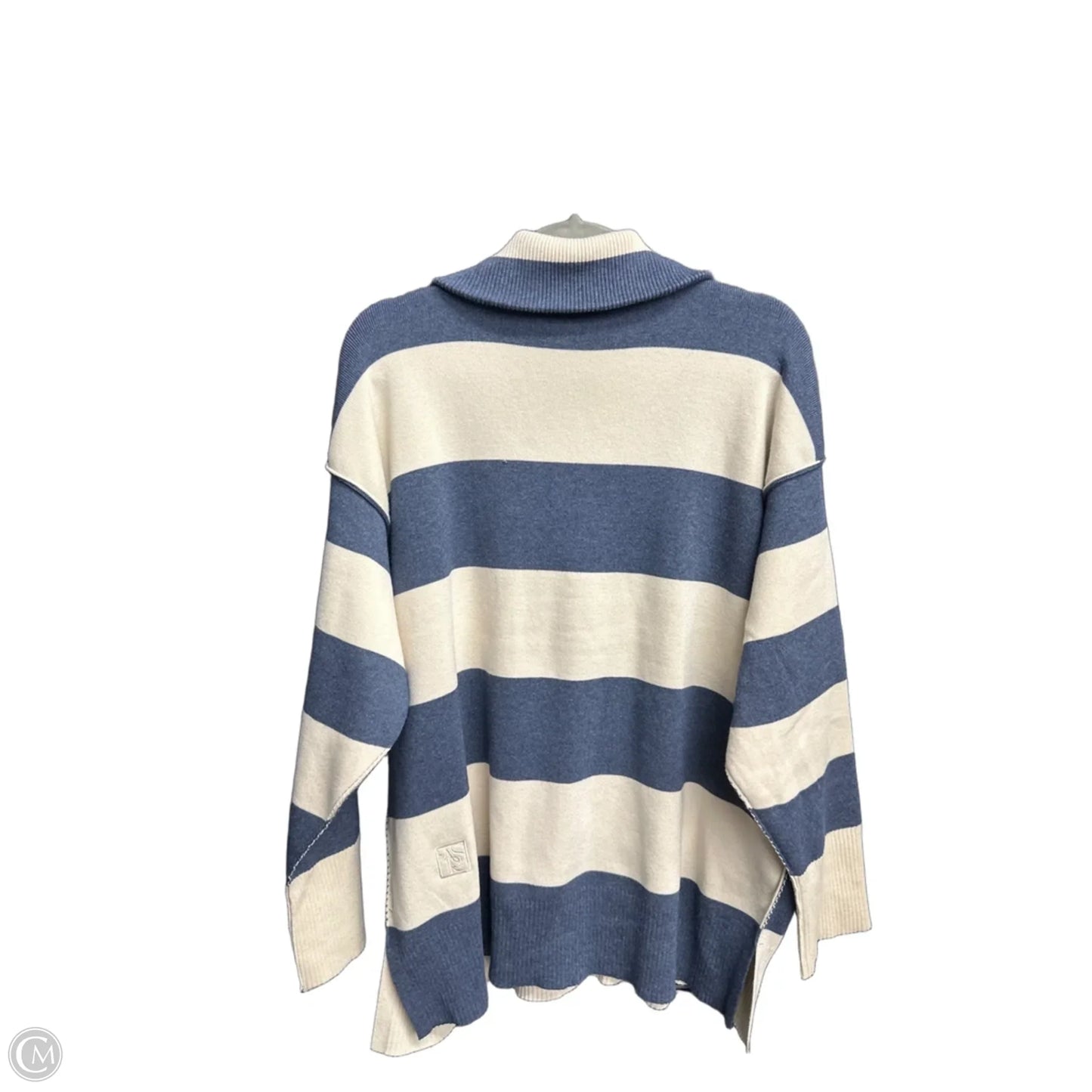 Sweatshirt Collar By As Revival In Striped Pattern, Size: Xs