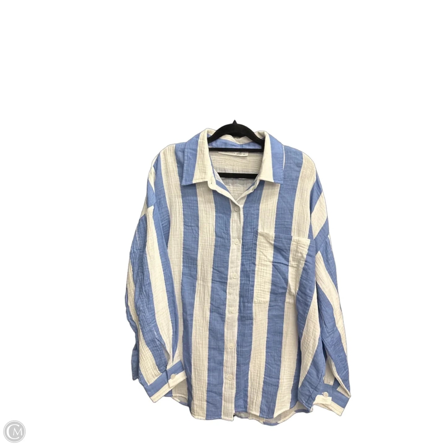 Top Long Sleeve By Altard State In Striped Pattern, Size: S