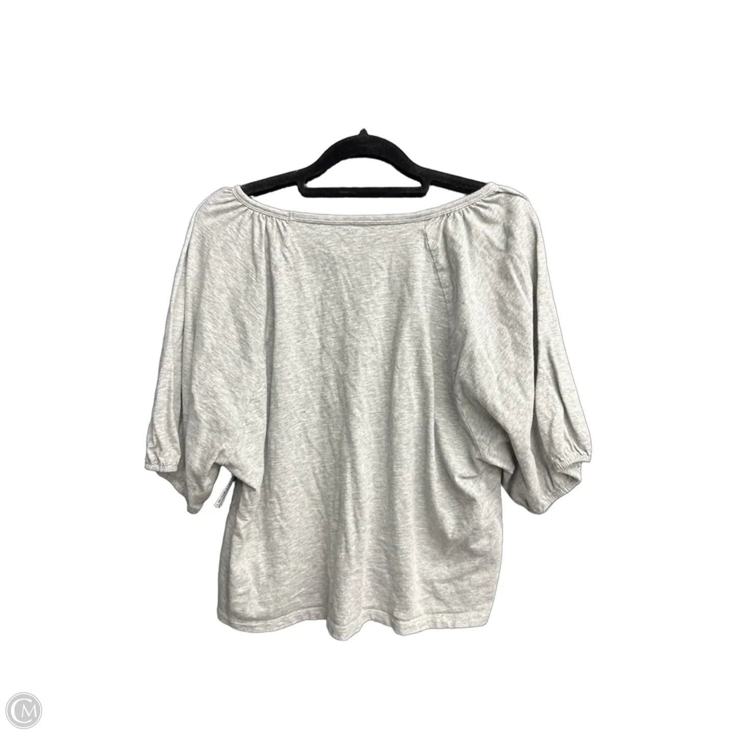 Top Short Sleeve By Aerie In Grey, Size: M