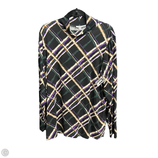 Top Long Sleeve By Chicos In Black, Size: Xl