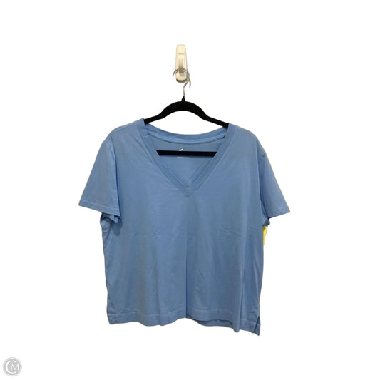 Top Short Sleeve By Lou And Grey In Blue, Size: M