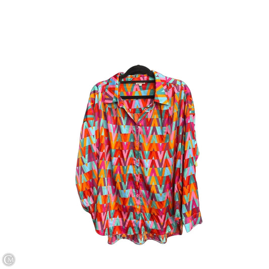 Top Long Sleeve By Jodifl In Multi-colored, Size: S
