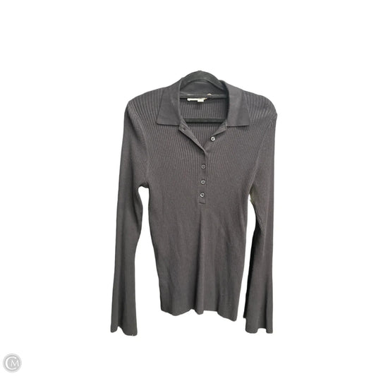 Top Long Sleeve By Loft In Black, Size: Lp