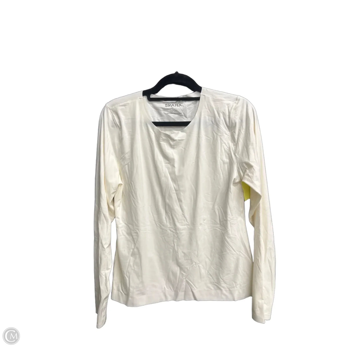 Top Long Sleeve By Spanx In White, Size: L