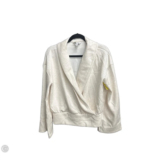 Sweatshirt Collar By Spanx In White, Size: L