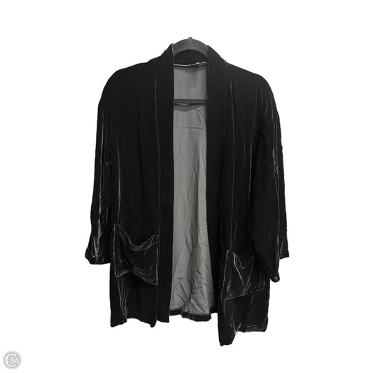 Top Long Sleeve By Eileen Fisher In Black, Size: M